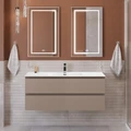 Тумба с раковиной подвесная BelBagno KRAFT 120 Бежевый матовый, раковина BB1200ETL 1414026445