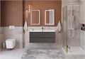 Тумба с раковиной подвесная BelBagno KRAFT 120 Темно-Серый Матовый, раковина BB-8099-120 0159915684