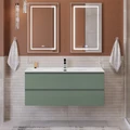 Тумба с раковиной подвесная BelBagno KRAFT 120 Еловый Матовый, раковина BB-8099-120 0404827890