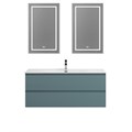 Тумба с раковиной подвесная BelBagno KRAFT 120 Голубой Матовый, раковина BB-8099-120 01993997369