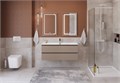 Тумба с раковиной подвесная BelBagno KRAFT 120 Бежевый матовый, раковина BB-8099-120 0255929378