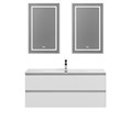 Тумба с раковиной подвесная BelBagno KRAFT 120 Bianco Opaco, раковина BB-8099-120 1889335333