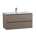 Тумба с раковиной подвесная BelBagno KRAFT 90 Бежевый матовый, раковина BB900ETL 0903918231