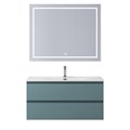Тумба с раковиной подвесная BelBagno KRAFT 100 Голубой Матовый, раковина BB-8099-100 0802963969