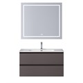 Тумба с раковиной подвесная BelBagno KRAFT 100 Темно-Серый Матовый, раковина BB1000ETL 01104730419