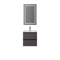 Тумба с раковиной подвесная BelBagno KRAFT 39 50 Темно-Серый Матовый, раковина BB-8099-3-50 0461983519