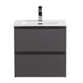 Тумба с раковиной подвесная BelBagno KRAFT 39 50 Темно-Серый Матовый, раковина BB500/390ETL 0849004903
