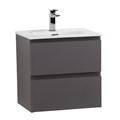 Тумба с раковиной подвесная BelBagno KRAFT 39 50 Темно-Серый Матовый, раковина BB500/390ETL 0849004903
