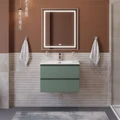 Тумба с раковиной подвесная BelBagno KRAFT 60 Еловый Матовый, раковина BB-8099-60 01043789394