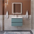 Тумба с раковиной подвесная BelBagno KRAFT 60 Голубой Матовый, раковина BB-8099-60 1888572519