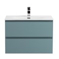 Тумба с раковиной подвесная BelBagno KRAFT 60 Голубой Матовый, раковина BB-8099-60 1888572519