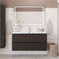 Тумба с раковиной подвесная BelBagno UNO 120 Темно-Серый Матовый, раковина BB-8099-120 744205222