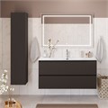 Тумба с раковиной подвесная BelBagno UNO 120 Темно-Серый Матовый, раковина BB-8099-120 744205222