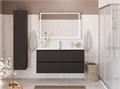 Тумба с раковиной подвесная BelBagno UNO 120 Темно-Серый Матовый, раковина BB-8099-120 744205222