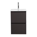 Тумба с раковиной подвесная BelBagno UNO-MINI 40 Темно-Серый Матовый, раковина BB-8099-3-40 607867268