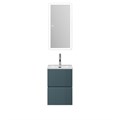 Тумба с раковиной подвесная BelBagno UNO-MINI 40 Голубой Матовый, раковина BB-8099-3-40 01557333951