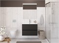 Тумба с раковиной подвесная BelBagno UNO 90 Темно-Серый Матовый, раковина BB-8099-90 01541712444