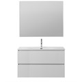 Тумба с раковиной подвесная BelBagno UNO 100 Bianco Opaco, раковина BB-8099-100 0228974117