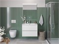 Тумба с раковиной подвесная BelBagno UNO-MINI 90 Bianco Opaco, раковина BB-8099-3-90 1760925007