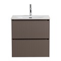 Тумба с раковиной подвесная BelBagno UNO-MINI 70 Бежевый матовый, раковина BB-8099-3-70 0227731658