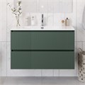 Тумба с раковиной подвесная BelBagno UNO 100 Еловый Матовый, раковина BB-8099-100 1749426796