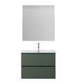 Тумба с раковиной подвесная BelBagno UNO 90 Еловый Матовый, раковина BB-8099-90 036282850