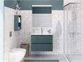 Тумба с раковиной подвесная BelBagno UNO-MINI 80 Голубой Матовый, раковина BB-8099-3-80 02008462655