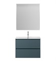 Тумба с раковиной подвесная BelBagno UNO 90 Голубой Матовый, раковина BB-8099-90 01493430023