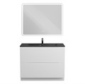 Тумба с раковиной напольная BelBagno MARINO 100 Bianco Lucido, раковина чёрная BB1000/445-LV-ART-PR-NERO 0946674627
