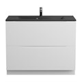 Тумба с раковиной напольная BelBagno MARINO 100 Bianco Lucido, раковина чёрная BB1000/445-LV-ART-PR-NERO 0946674627