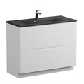 Тумба с раковиной напольная BelBagno MARINO 100 Bianco Lucido, раковина чёрная BB1000/445-LV-ART-PR-NERO 0946674627