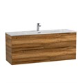Тумба с раковиной подвесная BelBagno MARINO-CER-N 120 Rovere Rustico, раковина белая 1079299374