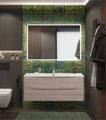 Тумба с раковиной подвесная BelBagno MARINO-CER-N 120 Rovere Grigio, раковина белая 0924451622
