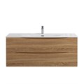 Тумба с раковиной подвесная BelBagno MARINO-CER-N 120 Rovere Bianco, раковина белая 1580398777