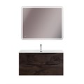 Тумба с раковиной подвесная BelBagno MARINO-CER-N 100 Rovere Nature Grigio, раковина BB-8099-100 0726345573