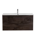 Тумба с раковиной подвесная BelBagno MARINO-CER-N 100 Rovere Nature Grigio, раковина BB-8099-100 0726345573