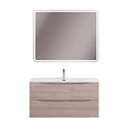 Тумба с раковиной подвесная BelBagno MARINO-CER-N 100 Rovere Grigio, раковина BB-8099-100 2065801005