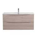 Тумба с раковиной подвесная BelBagno MARINO-CER-N 100 Rovere Grigio, раковина BB-8099-100 2065801005