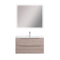 Тумба с раковиной подвесная BelBagno MARINO-CER-N 90 Rovere Grigio, раковина белая 1490480316