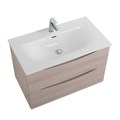 Тумба с раковиной подвесная BelBagno MARINO-CER-N 90 Rovere Grigio, раковина белая 1490480316
