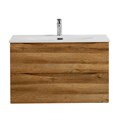 Тумба с раковиной подвесная BelBagno MARINO-CER-N 80 Rovere Rustico, раковина белая 2121779223