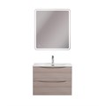 Тумба с раковиной подвесная BelBagno MARINO-CER-N 80 Rovere Grigio, раковина белая 506373207