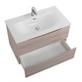 Тумба с раковиной подвесная BelBagno MARINO-CER-N 80 Rovere Grigio, раковина белая 506373207