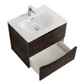 Тумба с раковиной подвесная BelBagno MARINO-CER-N 70 Rovere Nature Grigio, раковина белая 01354524324