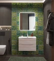 Тумба с раковиной подвесная BelBagno MARINO-CER-N 70 Rovere Grigio, раковина белая 0931065890