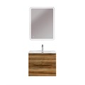 Тумба с раковиной подвесная BelBagno MARINO-CER-N 60 Rovere Rustico, раковина белая 01520138979