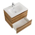 Тумба с раковиной подвесная BelBagno MARINO-CER-N 60 Rovere Rustico, раковина белая 01520138979