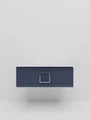 Тумба под раковину LA FENICE Cubo Blu Grigio, FNC-01-CUB-BG-100, синяя 100 FNC-01-CUB-BG-100