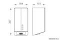 Сушилка для рук FUGA EVO  UVC (матовая) 01831.UV.S 01831.UV.S