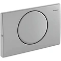 Смывная клавиша Geberit Delta10 смыв/стоп к 111.153.00.1, с креплением на винтах, сатинированный нержавеющая сталь 115.108.00.1
